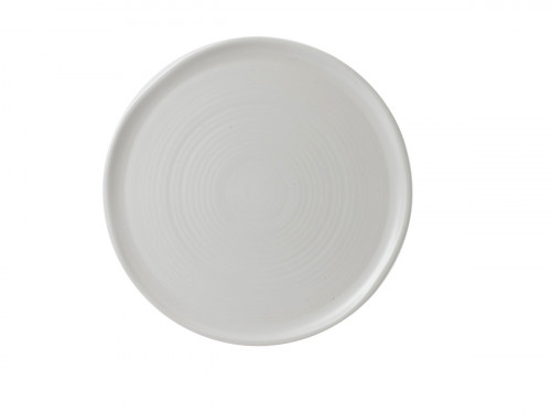 Assiette coupe plate rond blanc porcelaine Ø 32 cm Evo Pearl Dudson