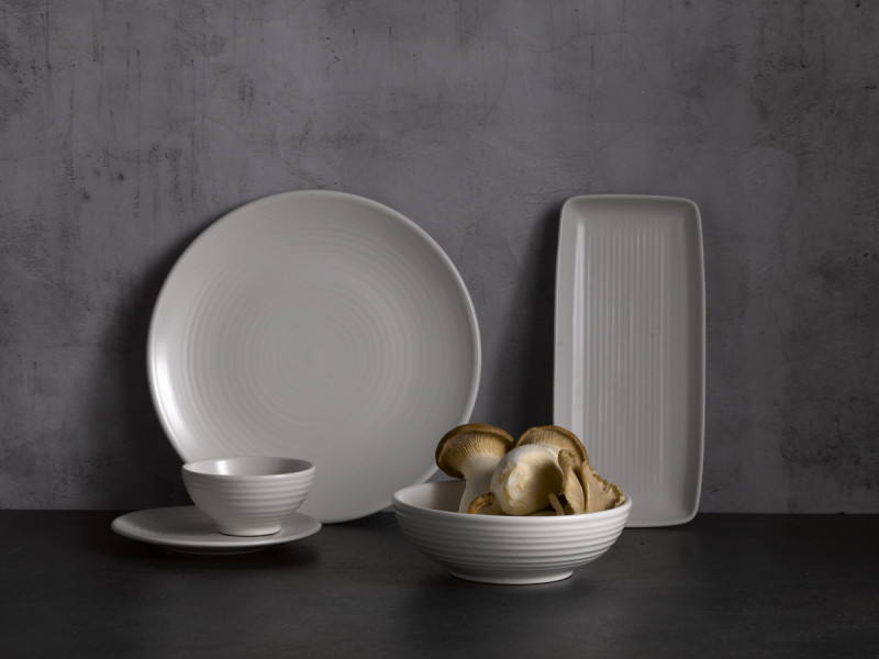 Assiette plate rond blanc porcelaine Ø 27,3 cm Evo Dudson