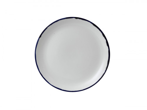 Assiette coupe plate rond Ink porcelaine vitrifiée Ø 28,8 cm Harvest Dudson