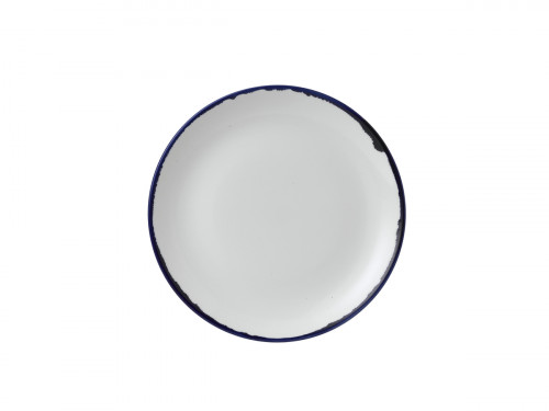 Assiette coupe plate rond Ink porcelaine vitrifiée Ø 26 cm Harvest Dudson