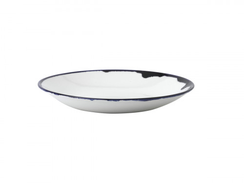 Assiette creuse rond Ink porcelaine vitrifiée Ø 27,8 cm Harvest Dudson