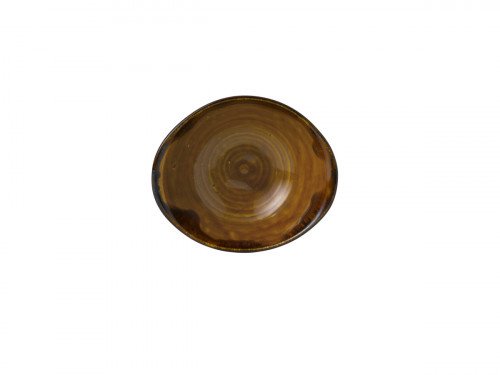 Bol à salade ovale marron porcelaine vitrifiée 19,9 cm Harvest Dudson