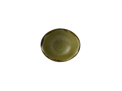 Bol à salade ovale vert porcelaine vitrifiée 17,4 cm Harvest Dudson