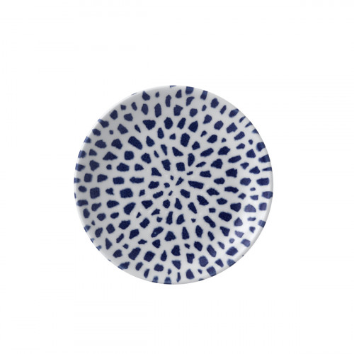 Assiette coupe plate rond terracotta porcelaine vitrifiée Ø 16,5 cm Terrazzo Dudson