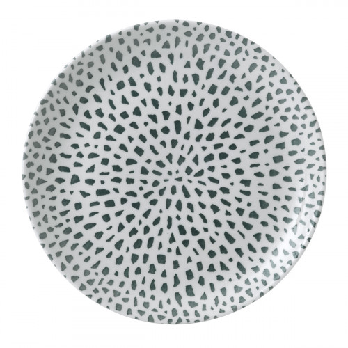Assiette coupe plate rond terracotta porcelaine vitrifiée Ø 28,8 cm Terrazzo Dudson