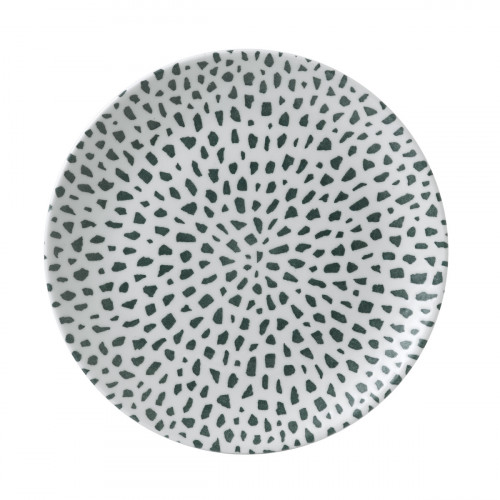 Assiette coupe plate rond terracotta porcelaine vitrifiée Ø 26 cm Terrazzo Dudson