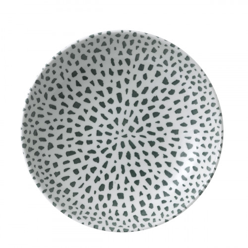 Assiette coupe creuse rond terracotta porcelaine vitrifiée Ø 24,8 cm Terrazzo Dudson