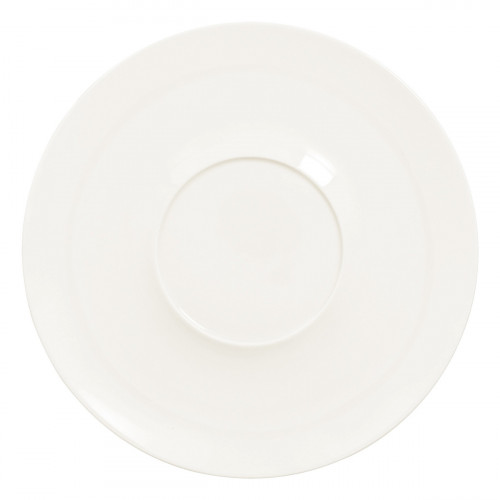 Assiette plate rond blanc porcelaine vitrifiée Ø 30 cm Appeal Rak