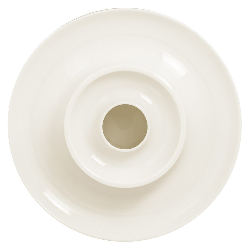 Assiette creuse rond blanc porcelaine vitrifiée Ø 24,7 cm Ashore Rak