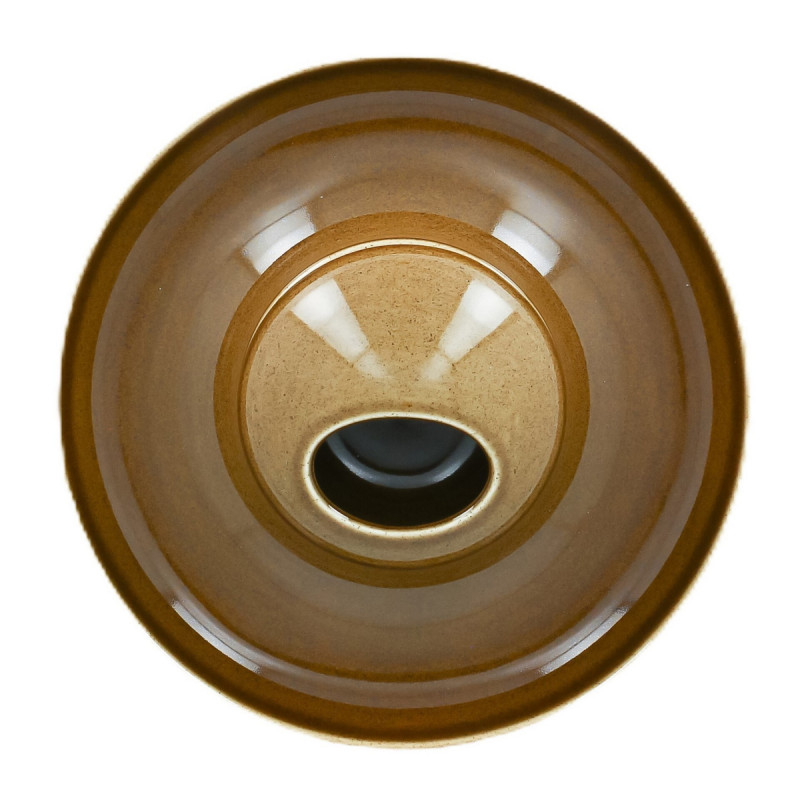 Couvercle rond bronze porcelaine vitrifiée Ø 9 cm Ashore Rak