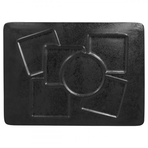 Assiette plate rectangulaire porcelaine vitrifiée 37,2x27,5 cm Create Rak