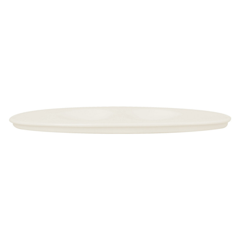 Plat ovale ivoire porcelaine vitrifiée 25 cm Picked Rak