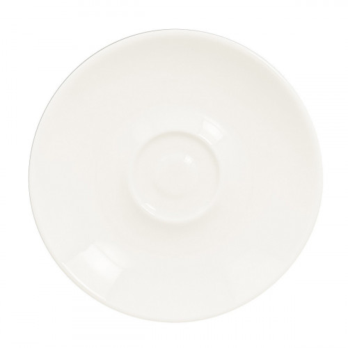 Sous tasse à espresso ivoire porcelaine vitrifiée Ø 12 cm Swirls Rak