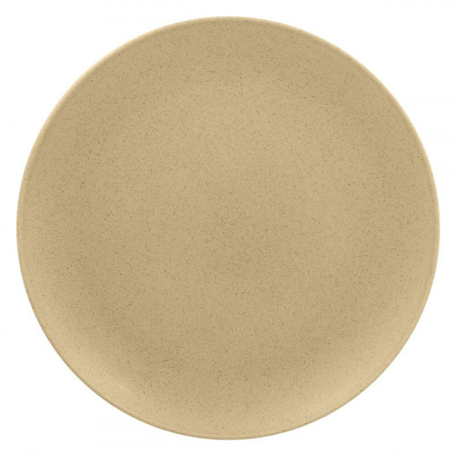 Assiette coupe plate rond beige porcelaine vitrifiée Ø 24 cm Genesis Rak