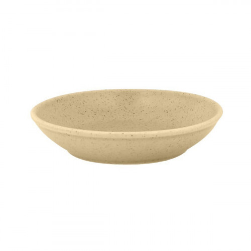 Assiette coupe creuse rond beige porcelaine vitrifiée Ø 7,4 cm Genesis Rak