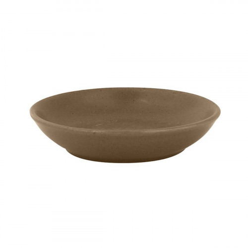 Assiette coupe creuse rond marron porcelaine vitrifiée Ø 9,2 cm Genesis Rak