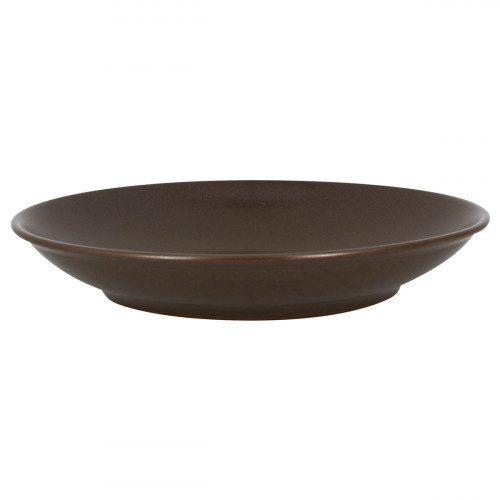 Assiette coupe creuse rond brun porcelaine vitrifiée Ø 27,8 cm Genesis Rak