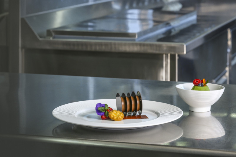 Plat ovale blanc porcelaine vitrifiée 36 cm Evolution Rak