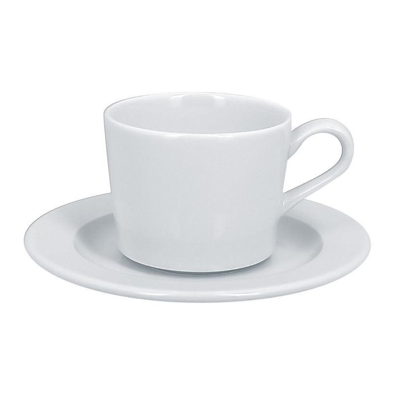 Sous tasse blanc porcelaine vitrifiée Ø 15,5 cm Access Rak