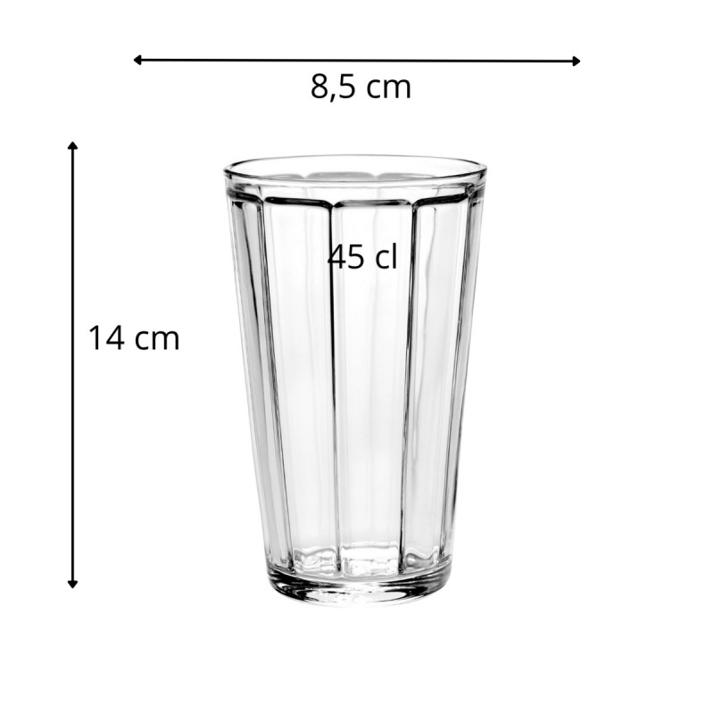 Gobelet forme haute verre 45 cl Surface Serax