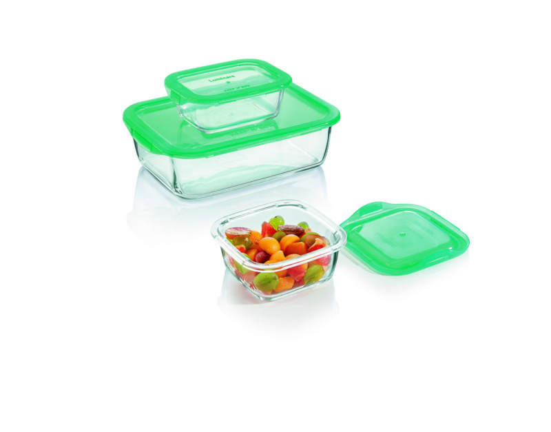 Boîte avec couvercle hermétique transparent verre trempé 12 cm Keep'n Box Luminarc