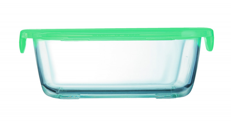 Boîte avec couvercle hermétique rectangulaire transparent verre trempé 14 cm Keep'n Box Luminarc