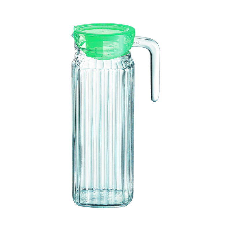 Broc avec couvercle hermétique transparent verre trempé Keep'n Box Luminarc