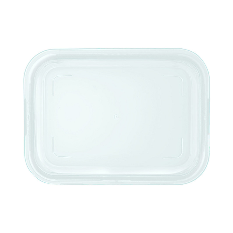 Couvercle p/boite 122cl rectangulaire transparent polypropylène (pp) 21,2 cm Food Box Arcoroc