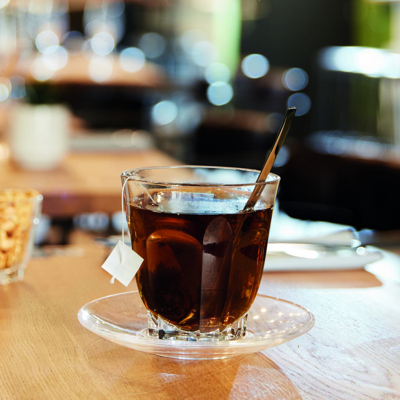 Sous tasse à thé transparent verre trempé Ø 140 mm Arcoroc