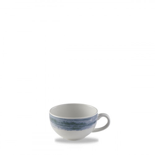 Tasse à cappuccino bleu porcelaine vitrifiée 22,7 cl Ø 9,5 cm Finca Limestone Dudson
