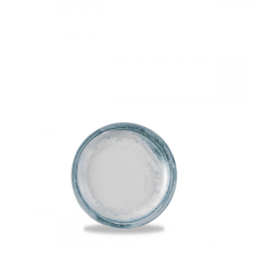 Assiette plate rond bleu porcelaine vitrifiée Ø 15,2 cm Finca Limestone Dudson