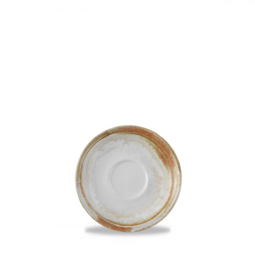 Sous tasse à cappuccino rond beige porcelaine vitrifiée Ø 15,6 cm Finca Sanstone Dudson