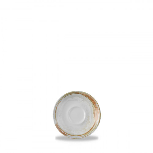 Sous tasse à café rond beige porcelaine vitrifiée Ø 11,8 cm Finca Sanstone Dudson