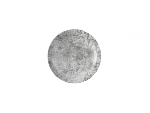 Assiette plate rond gris porcelaine vitrifiée Ø 25,5 cm Urban Dudson