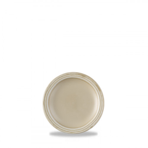 Assiette plate rond Linen porcelaine vitrifiée Ø 15,2 cm Harvest Norse Dudson