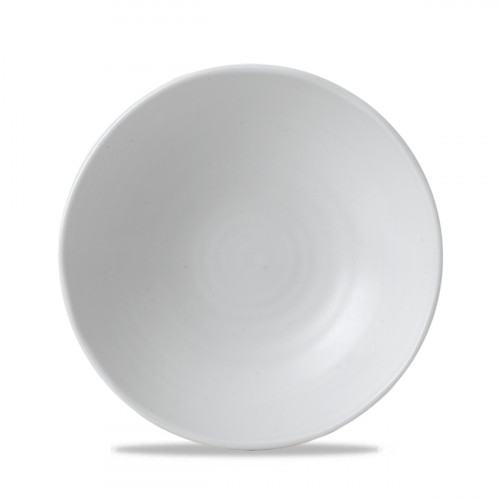 Assiette plate organique blanc porcelaine vitrifiée Ø 27 cm White Dudson