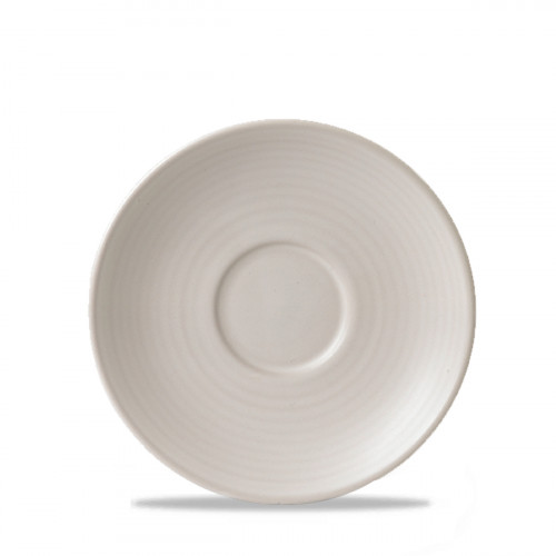 Sous tasse à café rond blanc porcelaine Ø 16,2 cm Evo Pearl Dudson
