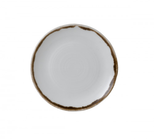 Assiette plate organique Natural porcelaine vitrifiée Ø 16 cm Harvest Dudson