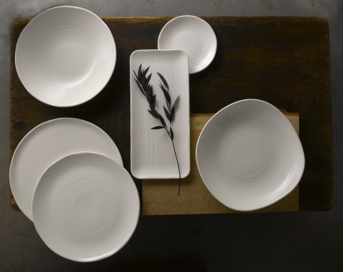Couvercle pour théière blanc porcelaine vitrifiée White Dudson