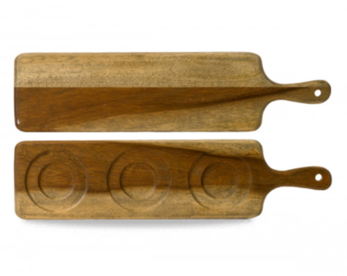 Planche rectangulaire marron acacia 46,9 cm Wood Dudson