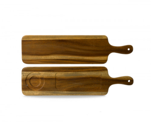 Planche rectangulaire marron acacia 54,4 cm Wood Dudson