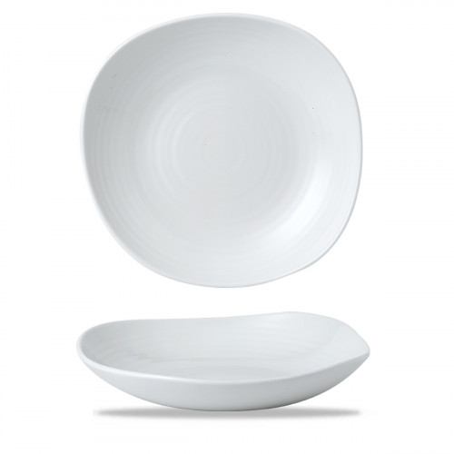 Assiette creuse rond blanc porcelaine vitrifiée Ø 29,5 cm White Dudson