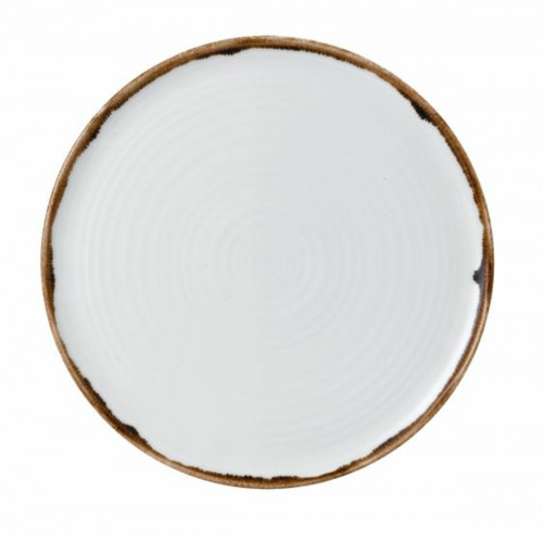Assiette à pizza rond Natural porcelaine vitrifiée Ø 31,8 cm Harvest Dudson