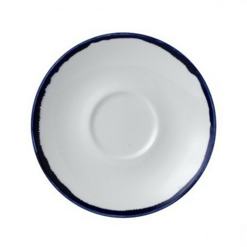 Sous tasse à cappuccino rond Ink porcelaine vitrifiée Ø 15,6 cm Harvest Dudson