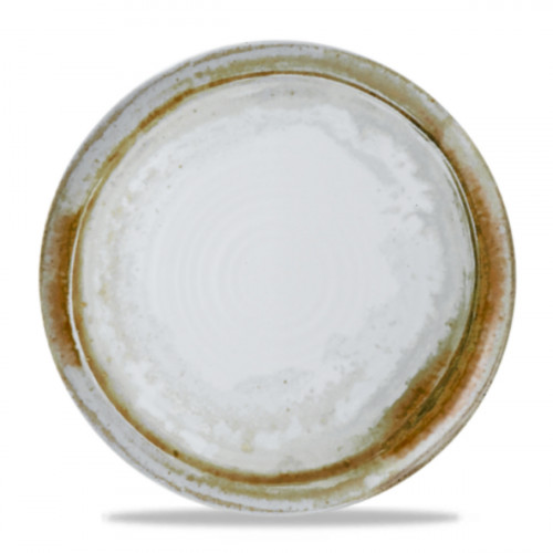 Assiette coupe plate rond beige porcelaine vitrifiée Ø 31,8 cm Finca Sanstone Dudson
