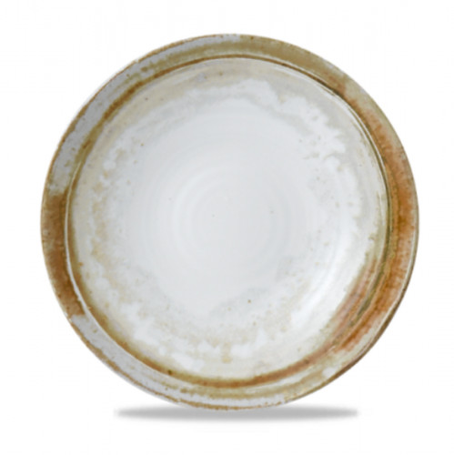 Assiette plate organique beige porcelaine vitrifiée Ø 29 cm Finca Sanstone Dudson