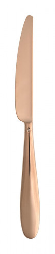 Couteau de table monobloc cranté cuivre 21,5 cm Anzo Pvd Cuivre Eternum