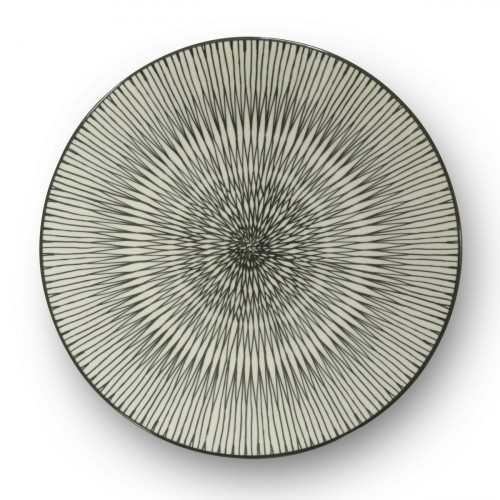Assiette à dessert rond beige grès émaillé Ø 20,5 cm Hypnose Medard De Noblat