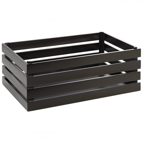 Présentoir à pâtisserie bois noir 530x325x200 mm Superbox Aps