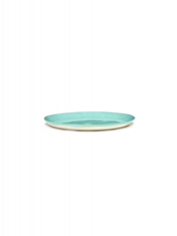 Assiette plate rond azure grès émaillé Ø 26,5 cm Feast By Ottolenghi Serax